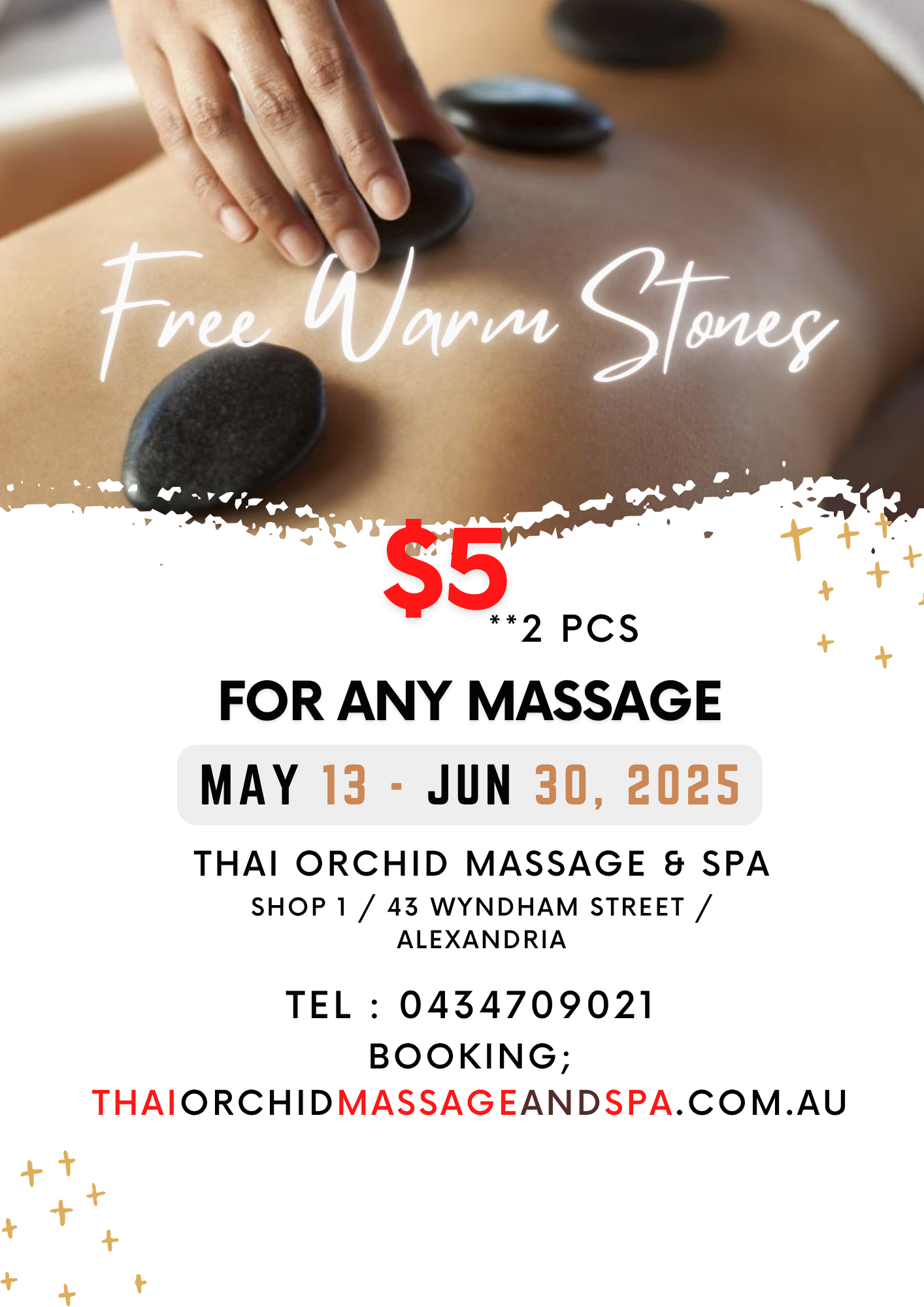 Remedial massage promotion
